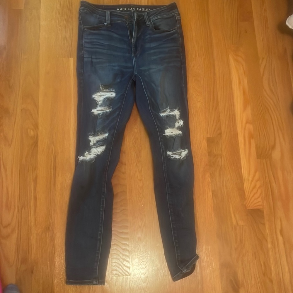 American Eagle Womens size 8 high rise skinny jeans